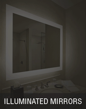 PoE-Illuminated Mirrors
